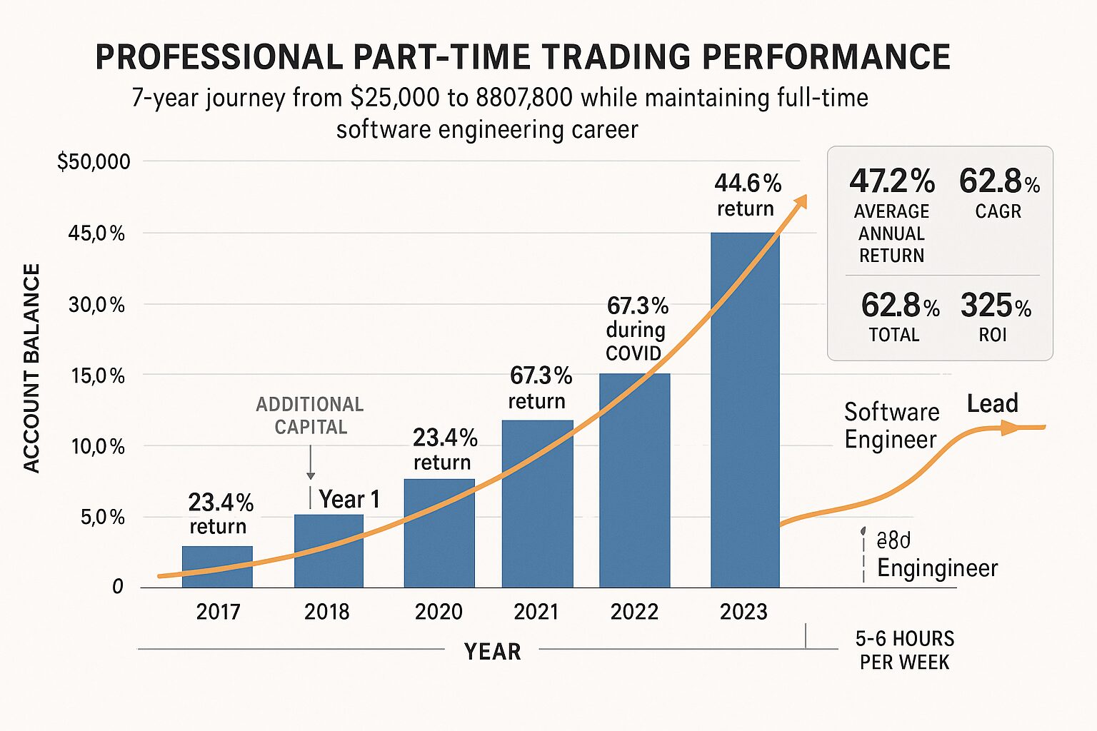 Professional Part-Time Trading Performance