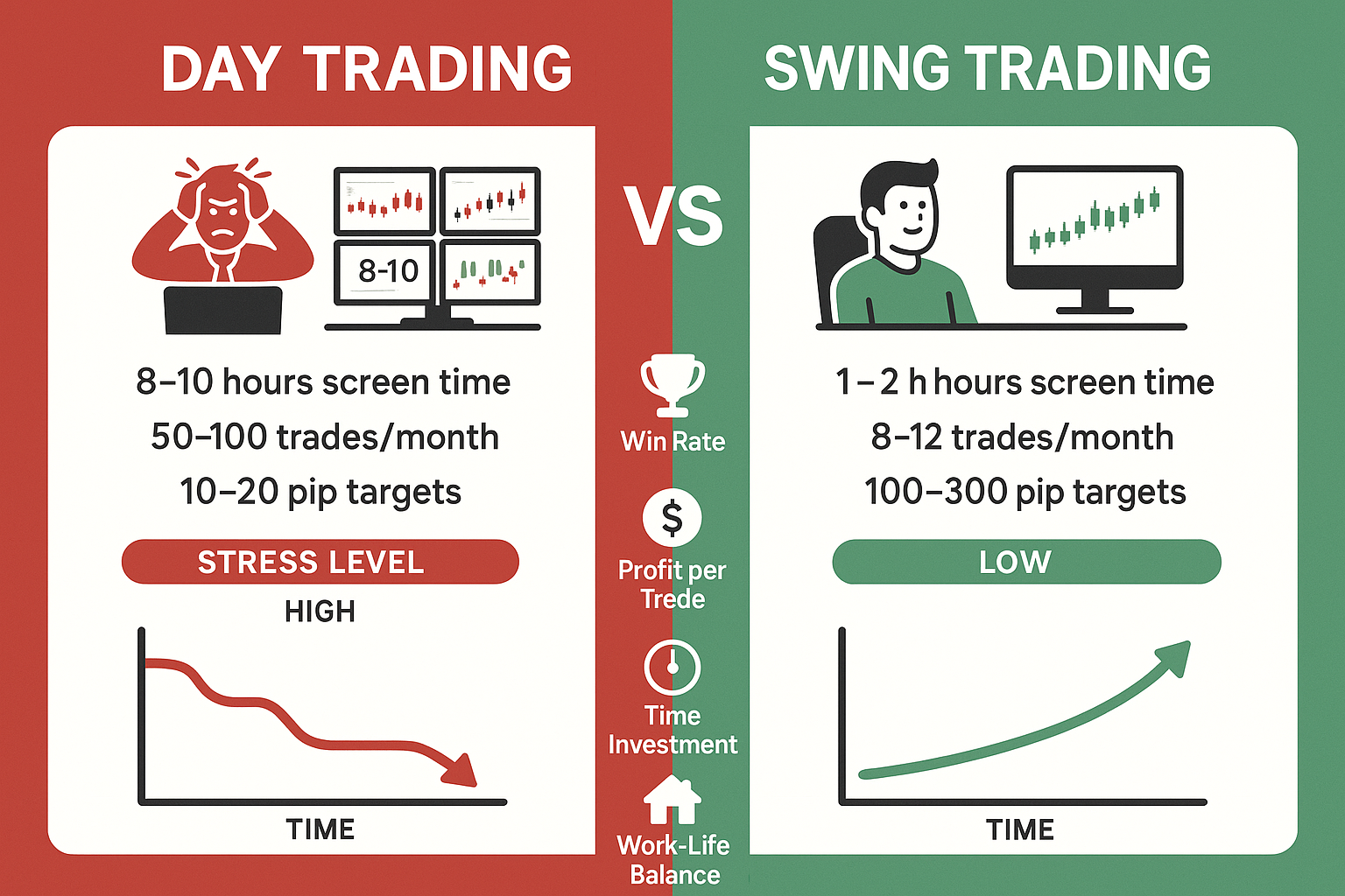 Swing vs Day Trading