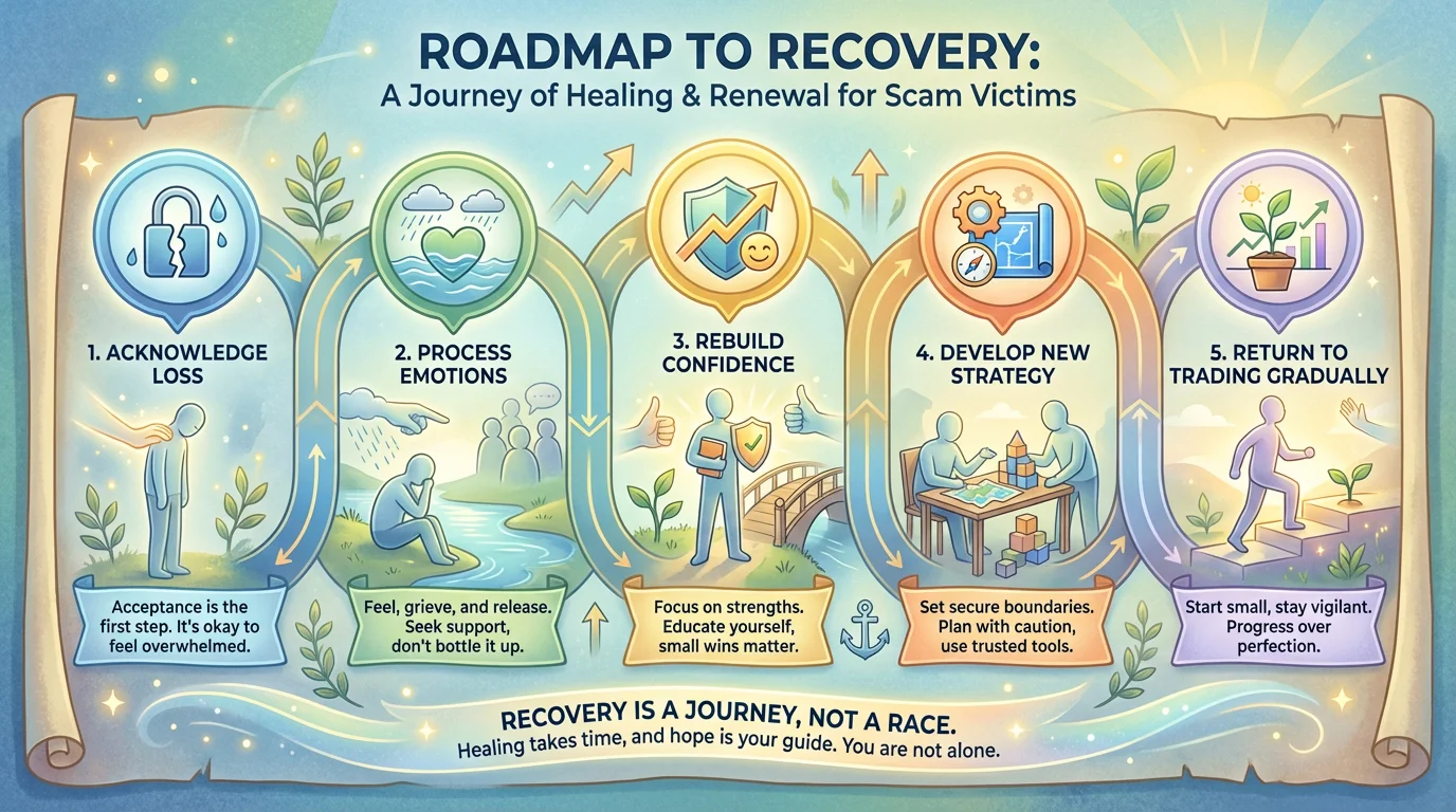Scam Victims Recovery Plan: How to Mentally Reset After Losses - Visual 1